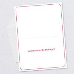 Personalized Peanuts® Snoopy and Hearts Love Photo Card