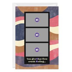 Personalized Photo Strip on Abstract Photo Card