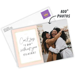 Personalized Be a Part of the Celebration Photo Card