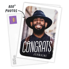 Personalized Full Photo Congratulations Photo Card