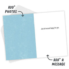 Personalized Full Photo Congratulations Photo Card