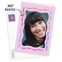 Personalized You’re the Best Frame Photo Card