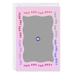 Personalized You’re the Best Frame Photo Card