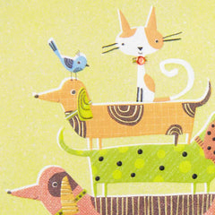 UNICEF Pet Pyramid Birthday Card for Friend