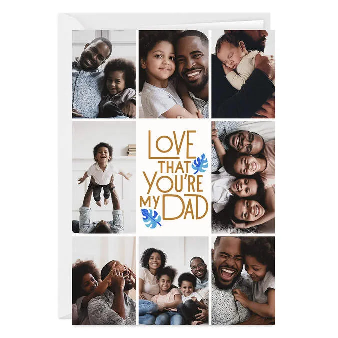 Love That You're My Dad Custom Love Card