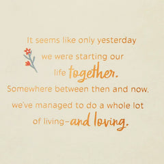 So Grateful for You 25th Anniversary Card for Wife