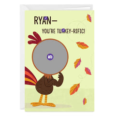 You're Turkey-rific Custom Thanksgiving Card