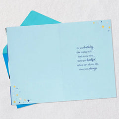 So Thankful To Be Part of Your Life Birthday Card for Son