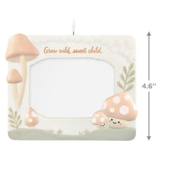 Grow Wild, Sweet Child Porcelain Photo Frame Ornament
