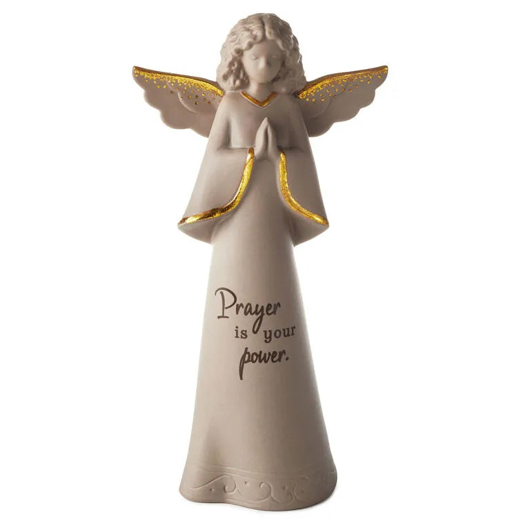Joanne's Angels Prayer Is Your Power Angel Figurine, 8.7"