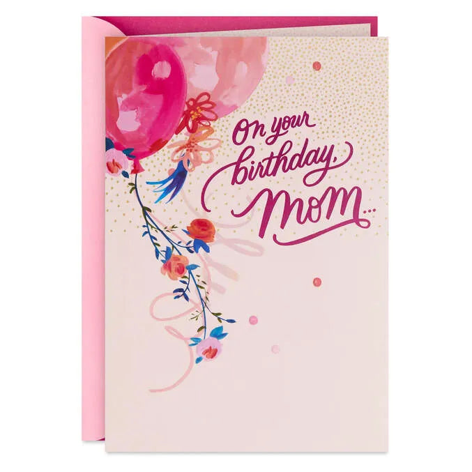 Celebrating You Birthday Card for Mom