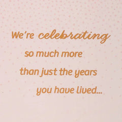 Celebrating You Birthday Card for Mom