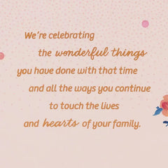 Celebrating You Birthday Card for Mom