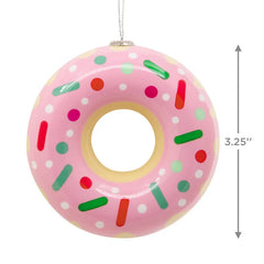 Sprinkle Donut Shatterproof Hallmark Ornament
