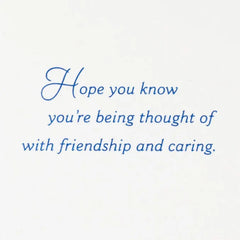 Friendship and Caring Sympathy Card