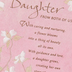 For a Wonderful Daughter Birthday Card From Both