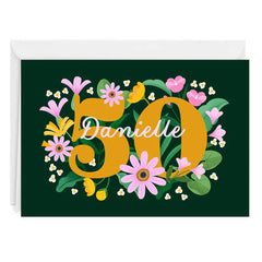Every Year of You Custom 50th Birthday Card