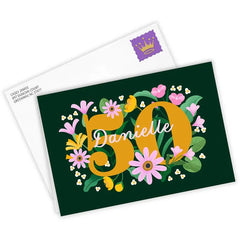 Every Year of You Custom 50th Birthday Card
