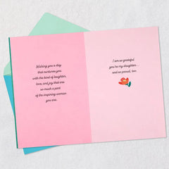 Grateful For and Proud of You Birthday Card for Daughter