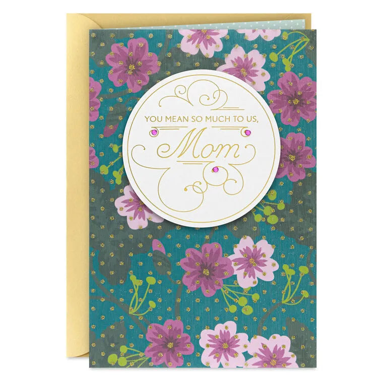 We're Lucky to Have You Birthday Card for Mom From Both