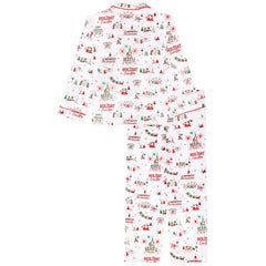 Hallmark + Disney Holiday Ever After Unisex Adult Pajama Set
