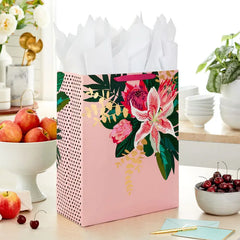 15.5" Pink Lily Extra-Large Gift Bag