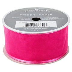 Pink 1.5" Satin-Edge Sheer Ribbon, 12.9'