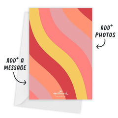 Pink Waves Birthday Invitation