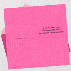 Celebrating Your Awesomeness Money Holder Bat Mitzvah Card