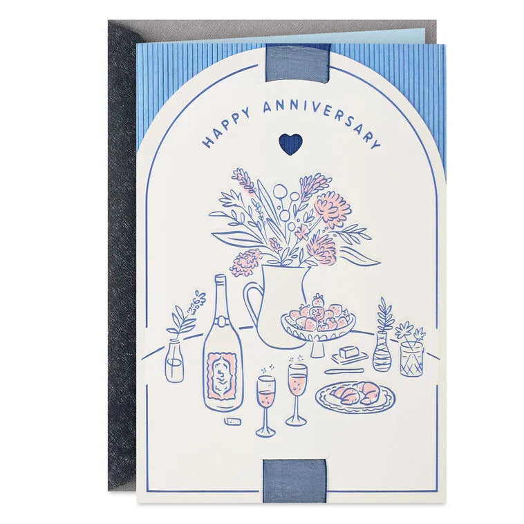 Wishing You Happy Memories Anniversary Card for Couple