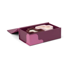 Paddywax Pink Pistachio and Black Fig Puzzle Piece Jar Candles, Set of 2