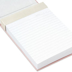 Pink and Gold Honeycomb Faux Leather Large List Pad