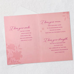 I Love So Many Things About You Birthday Card for Wife
