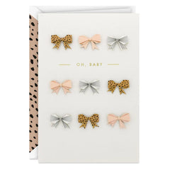 Cute Doesn't Begin to Cover It New Baby Girl Card
