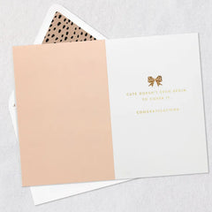 Cute Doesn't Begin to Cover It New Baby Girl Card