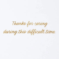 Your Caring Means a Lot Sympathy Thank-You Card