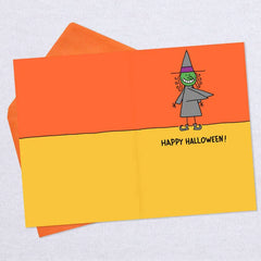 Pointy Witch Hats Funny Halloween Card