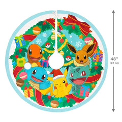 Pokémon Holiday Fabric Tree Skirt, 48"
