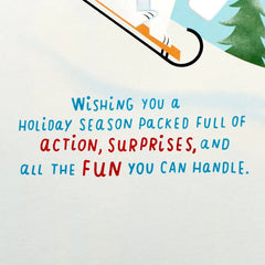 An Adventure Awaits Christmas Card for Great-Grandson