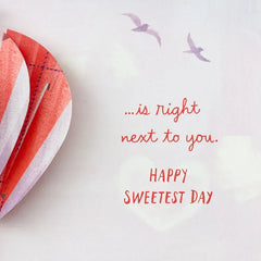 My Favorite Place Romantic 3D Pop-Up Sweetest Day Card