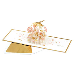 Lovely Just Like You Hummingbird Pop-Up Birthday Card