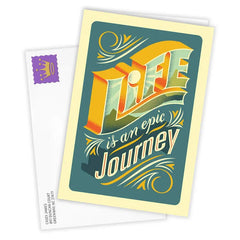 Life Is An Epic Journey Birthday Photo Card
