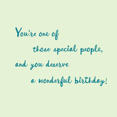 You Make Each Day Brighter and Better Birthday Card