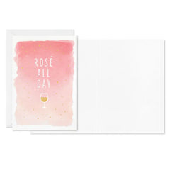 Pretty Pink and Gold Boxed Blank Cards Assortment, Pack of 12