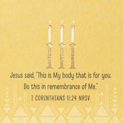 Son, God Will Always Be With You Religious First Communion Card