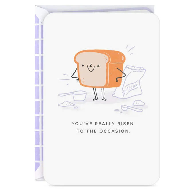 You've Really Risen to the Occasion Blank Congratulations Card
