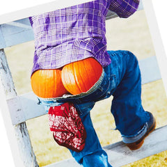 Pumpkin Butt Funny Halloween Card