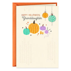 Nice, Sweet and Wonderful Like You Halloween Card for Granddaughter