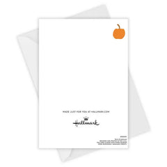 Pumpkin Flavored Everything Custom Thanksgiving Card