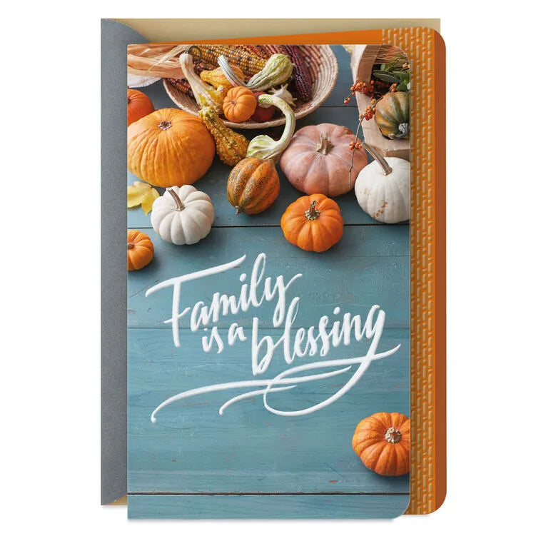 Family Is a Blessing Thanksgiving Card